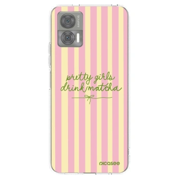 Picasee silikónový prehľadný obal pre Motorola Edge 30 Neo - Pretty matcha