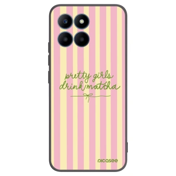 Picasee silikónový čierny obal pre Honor 70 Lite - Pretty matcha