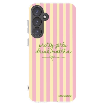 Picasee silikónový prehľadný obal pre Samsung Galaxy S23 FE S711B - Pretty matcha