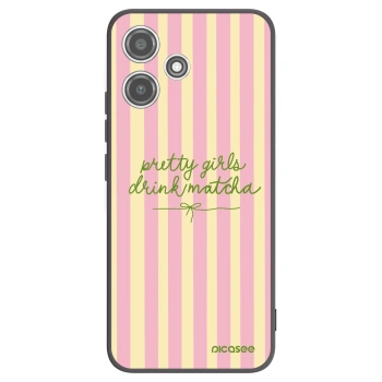 Picasee silikónový čierny obal pre Xiaomi Redmi 12 5G - Pretty matcha