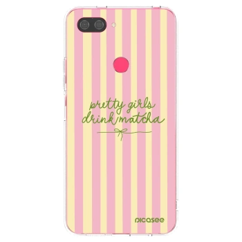 Picasee silikónový prehľadný obal pre Xiaomi Mi 8 Lite - Pretty matcha