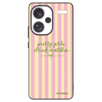 Picasee silikónový čierny obal pre Xiaomi Redmi Note 13 Pro+ 5G - Pretty matcha