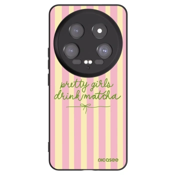 Picasee silikónový čierny obal pre Xiaomi 14 Ultra - Pretty matcha