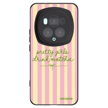 Picasee silikónový čierny obal pre Honor Magic6 Pro - Pretty matcha