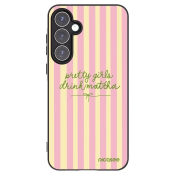 Picasee silikónový čierny obal pre Samsung Galaxy A55 5G A556B - Pretty matcha