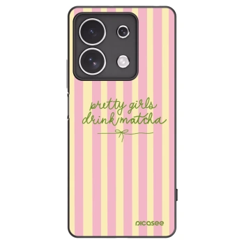 Picasee silikónový čierny obal pre Xiaomi Redmi Note 13 4G - Pretty matcha