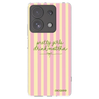 Picasee silikónový prehľadný obal pre Xiaomi Redmi Note 13 Pro 4G - Pretty matcha