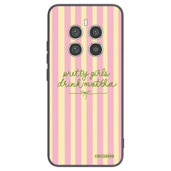 Picasee silikónový čierny obal pre Realme 12 Pro 5G - Pretty matcha