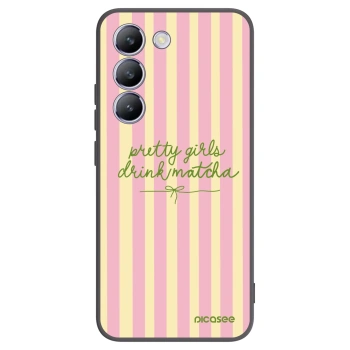 Picasee silikónový čierny obal pre Vivo V40 SE 5G - Pretty matcha