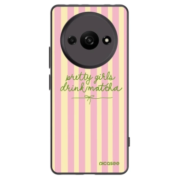 Picasee silikónový čierny obal pre Xiaomi Redmi A3 - Pretty matcha