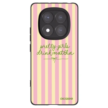 Picasee silikónový čierny obal pre Xiaomi Redmi Note 14 Pro 5G - Pretty matcha