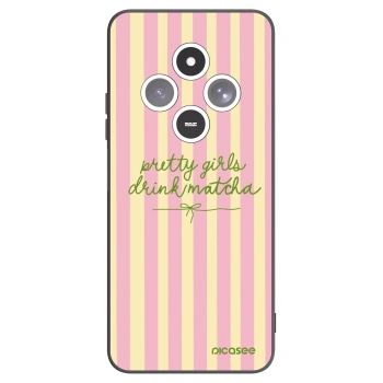Picasee silikónový čierny obal pre Xiaomi Redmi 14C - Pretty matcha