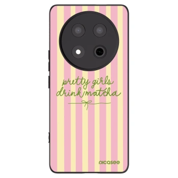 Picasee silikónový čierny obal pre Honor Magic7 Lite 5G - Pretty matcha