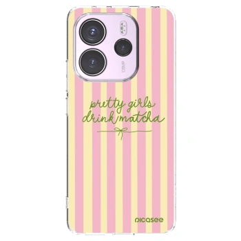 Picasee silikónový prehľadný obal pre Xiaomi Redmi Note 14 4G - Pretty matcha