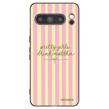 Picasee silikónový čierny obal pre Google Pixel 8 Pro - Pretty matcha
