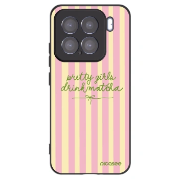 Picasee silikónový čierny obal pre Xiaomi 15 - Pretty matcha