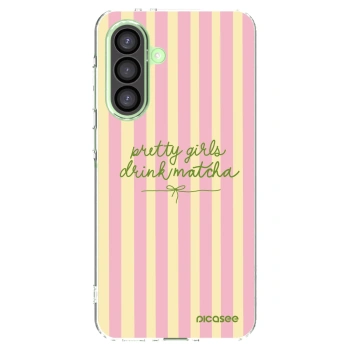 Picasee silikónový prehľadný obal pre Samsung Galaxy A26 5G A266B - Pretty matcha