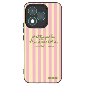 Picasee silikónový čierny obal pre Honor 400 Lite 5G - Pretty matcha