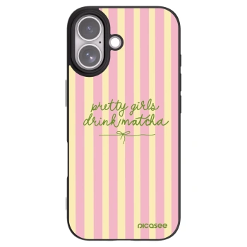 Picasee silikónový čierny obal pre Apple iPhone 17 - Pretty matcha