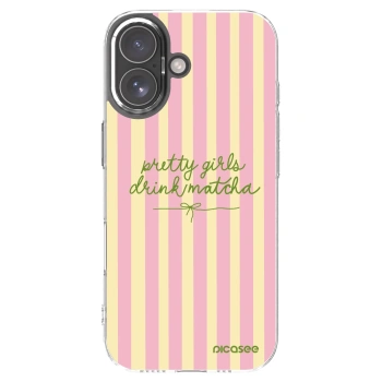 Picasee silikónový prehľadný obal pre Apple iPhone 17 - Pretty matcha
