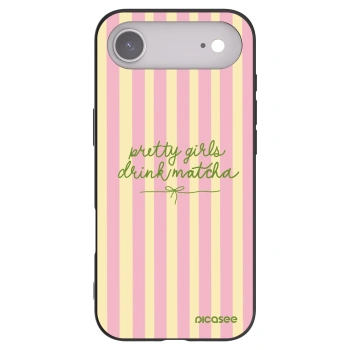 Picasee silikónový čierny obal pre Apple iPhone Air - Pretty matcha