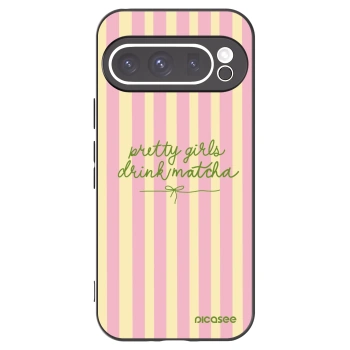Picasee silikónový čierny obal pre Google Pixel 9 Pro XL - Pretty matcha