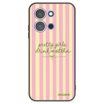 Picasee silikónový čierny obal pre Xiaomi Redmi 15C 4G - Pretty matcha