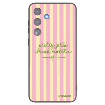 Picasee silikónový čierny obal pre Samsung Galaxy S25 FE 5G - Pretty matcha