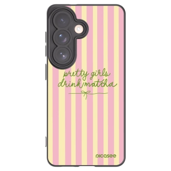 Picasee silikónový čierny obal pre Samsung Galaxy S26 - Pretty matcha