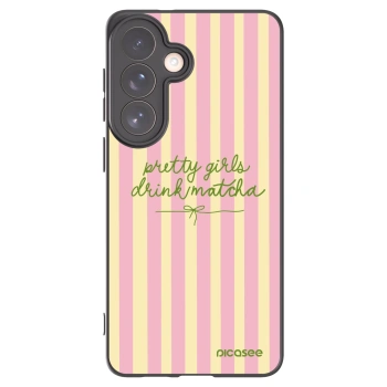 Picasee silikónový čierny obal pre Samsung Galaxy S26+ - Pretty matcha