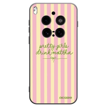 Picasee silikónový čierny obal pre Vivo X300 Pro - Pretty matcha