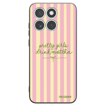 Picasee silikónový čierny obal pre Motorola Edge 70 Fusion - Pretty matcha