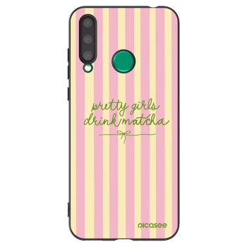 Picasee silikónový čierny obal pre Honor 20 Lite - Pretty matcha