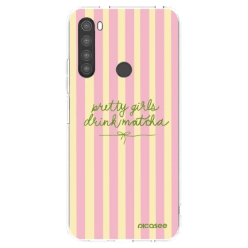 Picasee silikónový prehľadný obal pre Xiaomi Redmi Note 8 - Pretty matcha
