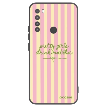 Picasee silikónový čierny obal pre Xiaomi Redmi Note 8 - Pretty matcha