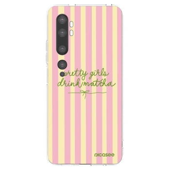 Picasee silikónový prehľadný obal pre Xiaomi Mi Note 10 (Pro) - Pretty matcha