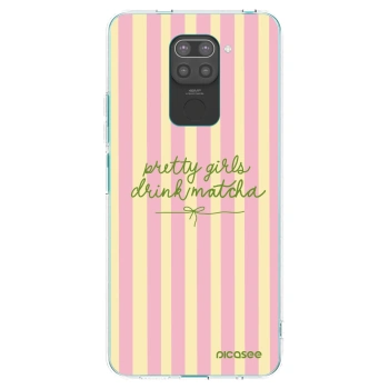 Picasee silikónový čierny obal pre Xiaomi Redmi Note 9 - Pretty matcha