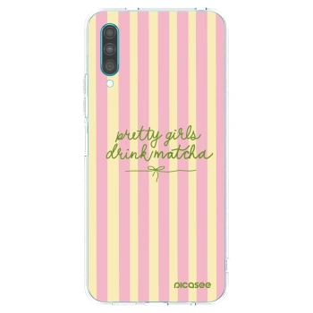 Picasee silikónový prehľadný obal pre Samsung Galaxy A30s A307F - Pretty matcha