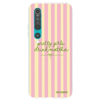 Picasee silikónový prehľadný obal pre Xiaomi Mi 10 - Pretty matcha