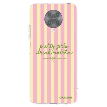 Picasee silikónový prehľadný obal pre Xiaomi Poco F2 Pro - Pretty matcha