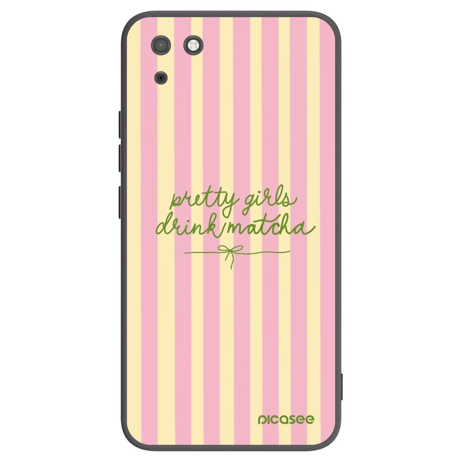 Picasee silikónový čierny obal pre Huawei Y5P - Pretty matcha