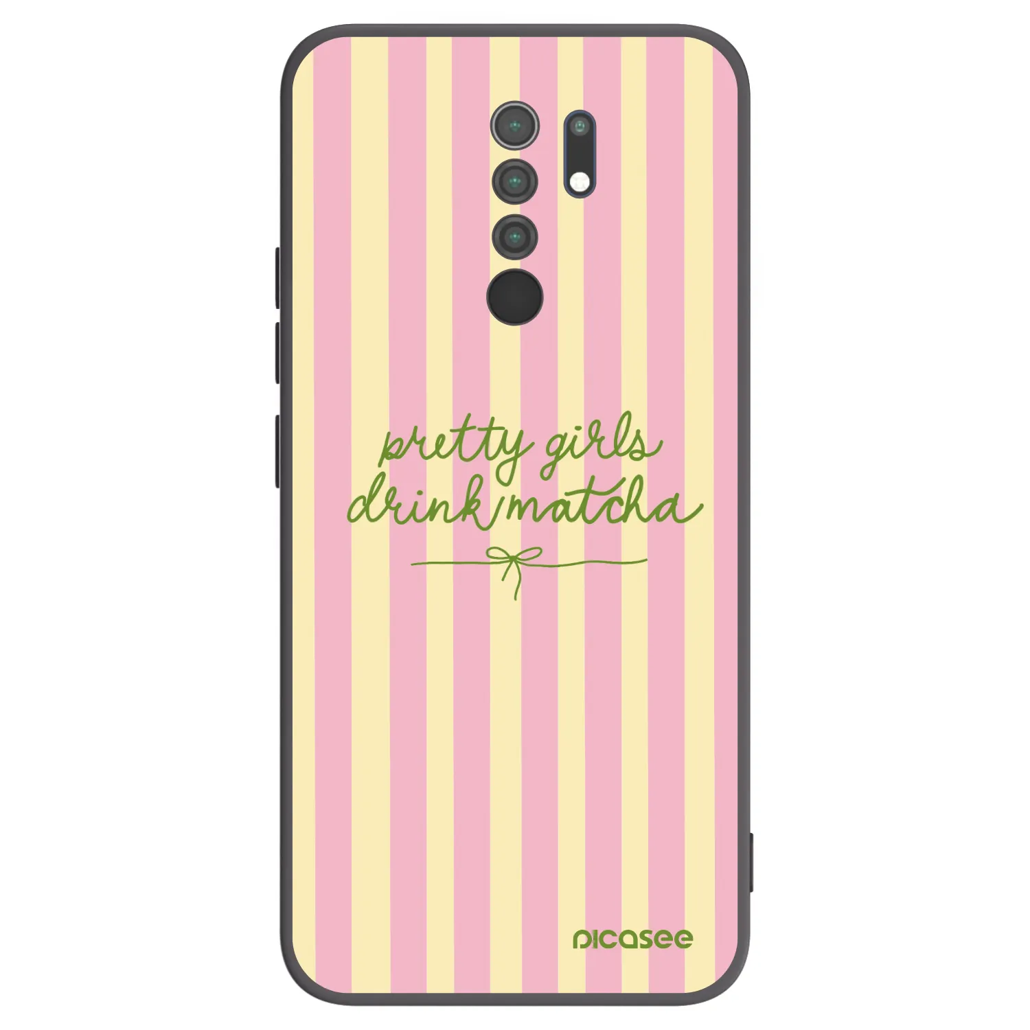 Picasee silikónový čierny obal pre Xiaomi Redmi 9 - Pretty matcha