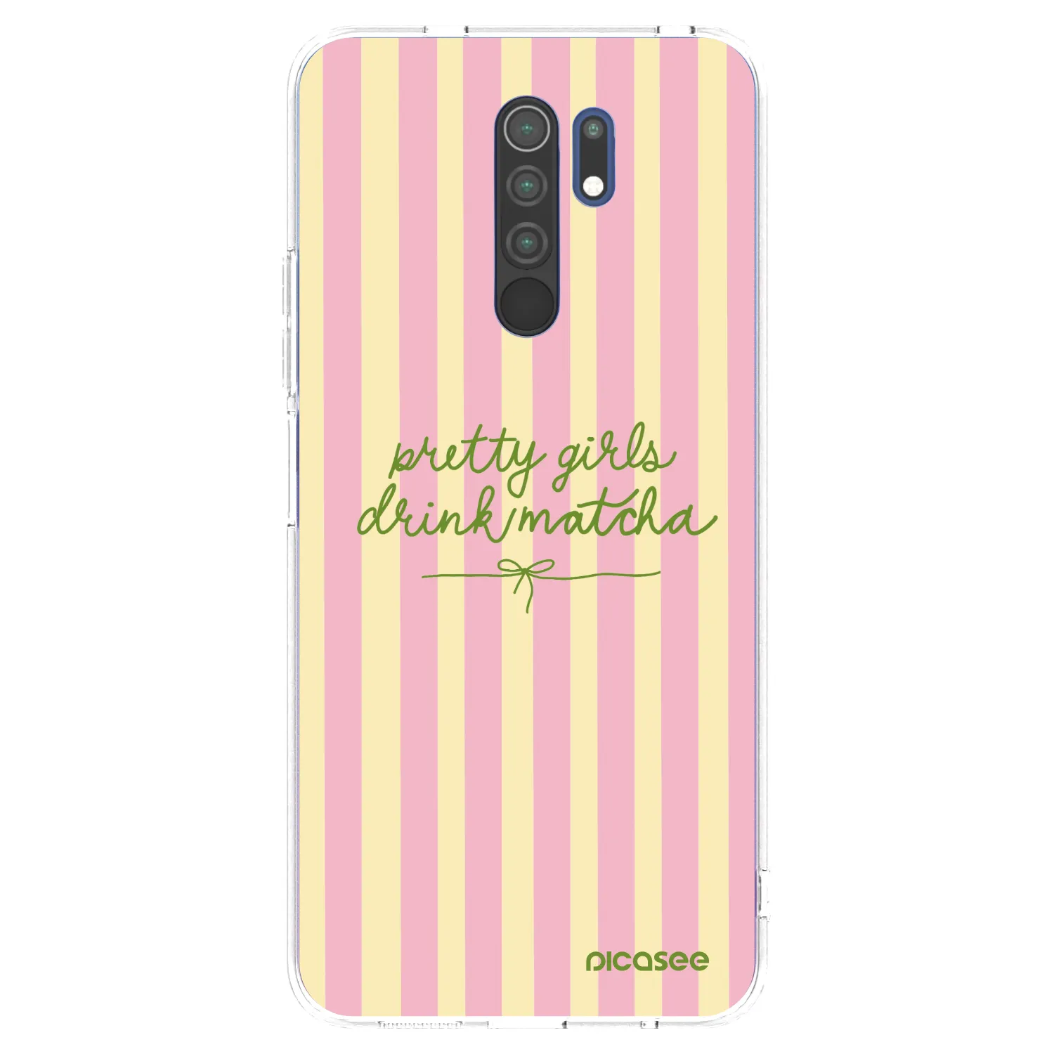 Picasee silikónový prehľadný obal pre Xiaomi Redmi 9 - Pretty matcha