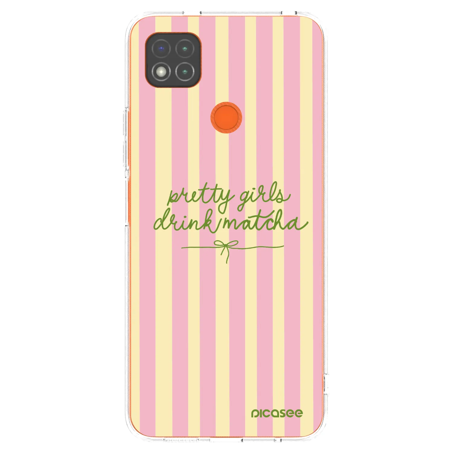 Picasee silikónový prehľadný obal pre Xiaomi Redmi 9C - Pretty matcha