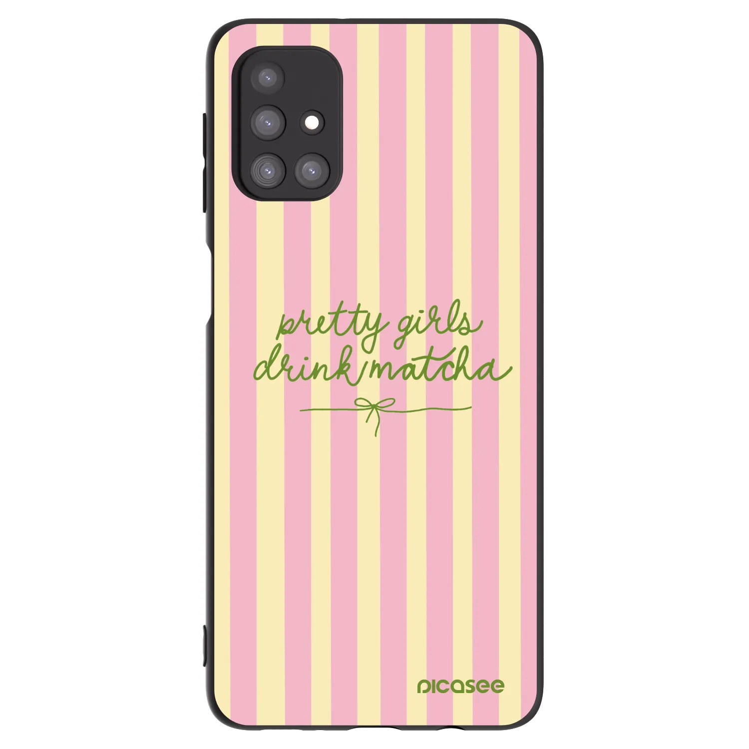 Picasee silikónový čierny obal pre Samsung Galaxy M31s - Pretty matcha