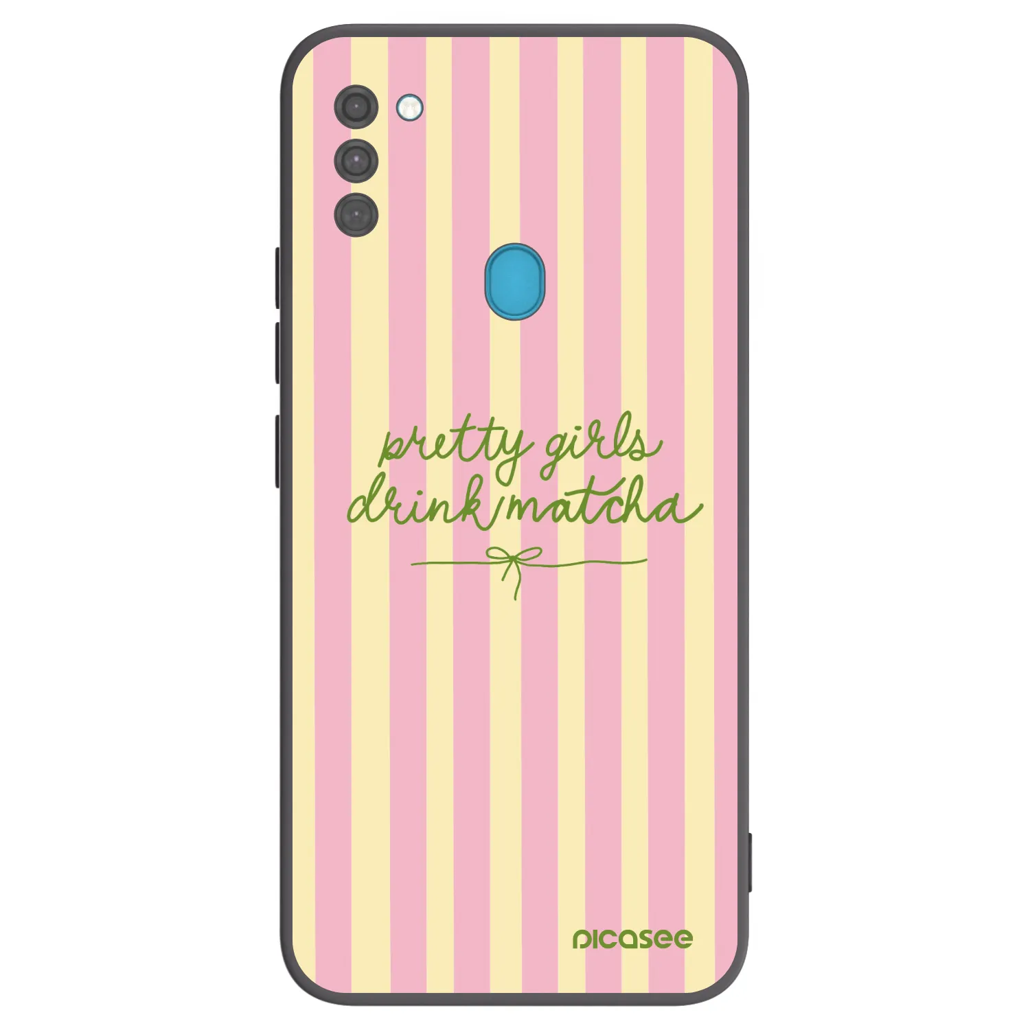 Picasee silikónový čierny obal pre Samsung Galaxy M11 - Pretty matcha