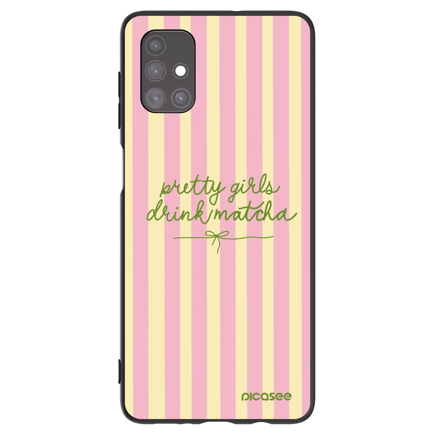 Picasee silikónový čierny obal pre Samsung Galaxy M51 M515F - Pretty matcha