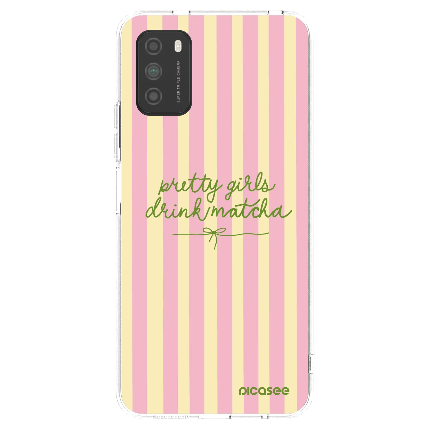 Picasee silikónový prehľadný obal pre Xiaomi Poco M3 - Pretty matcha