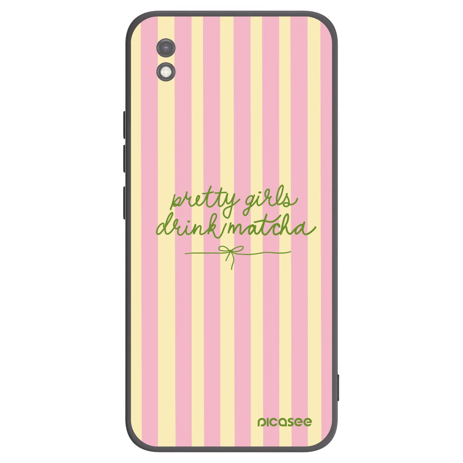 Picasee silikónový čierny obal pre Xiaomi Redmi 9AT - Pretty matcha