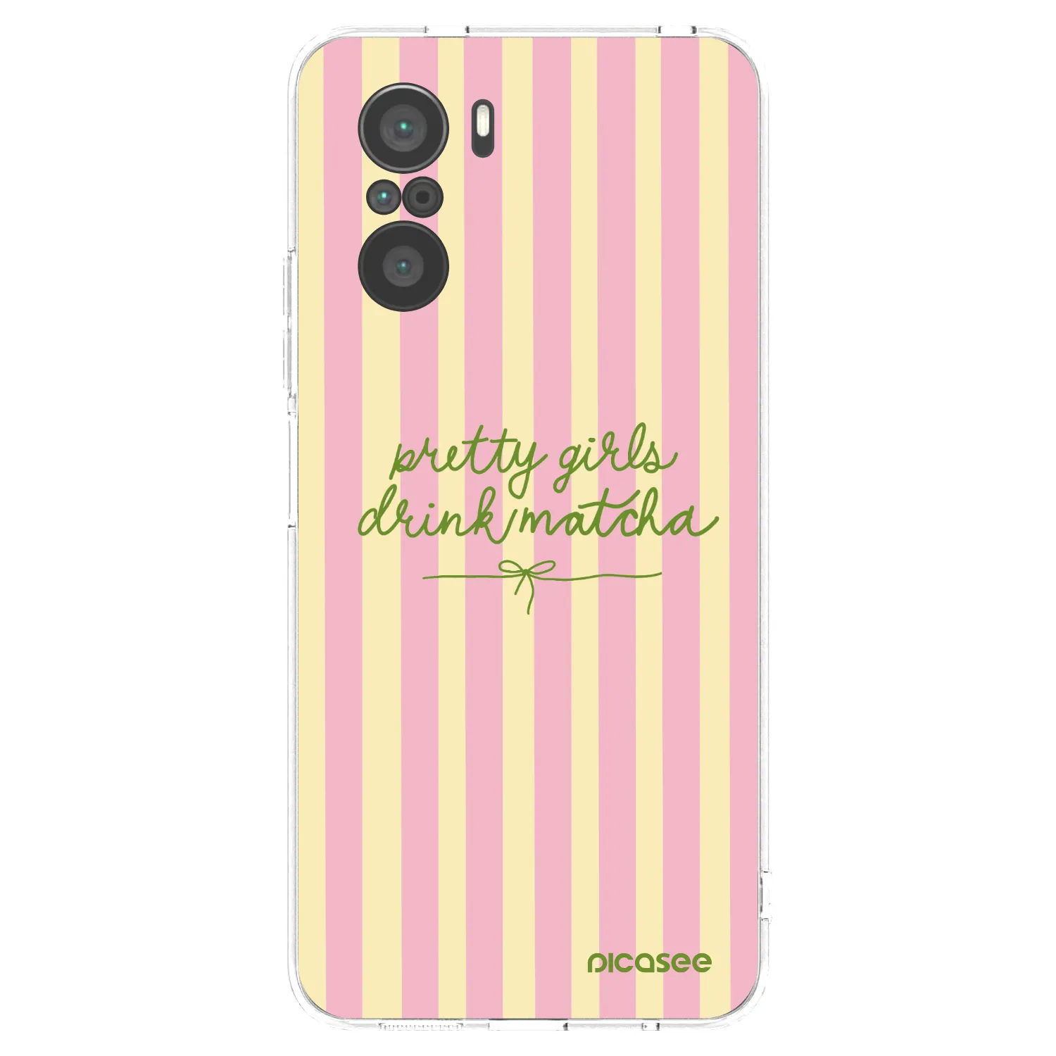 Picasee silikónový prehľadný obal pre Xiaomi Poco F3 - Pretty matcha